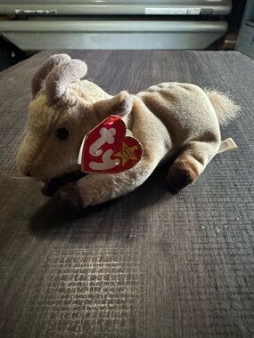 Ty Beanie Baby Goatee Retired Original Goat Plush 1998 Beanie Babies Ages 3+